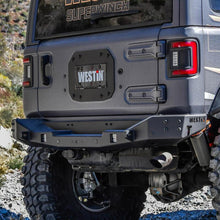 Load image into Gallery viewer, Westin 18-25 Wrangler JL Spare Tire Delete Plate - Tex. Blk