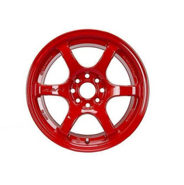 Gram Lights 57DR 15x8.0 +35 4x100 Red Wheel