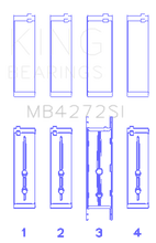 Load image into Gallery viewer, King Engine Bearings Holden Alloytec 175/190 (Size +0.50mm) Main Bearing Set