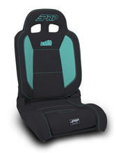 Load image into Gallery viewer, PRP EnduroDaily Reclining Suspension Seat - Black/Teal Vinyl - Passenger