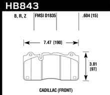 Load image into Gallery viewer, Hawk 2016 Cadillac CTS HPS Front Race Brake Pads