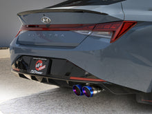 Load image into Gallery viewer, aFe Takeda Axle-Back Exhaust System Hyundai Elantra N Line 21-25 L4-1.6L- Blue Flame Tip
