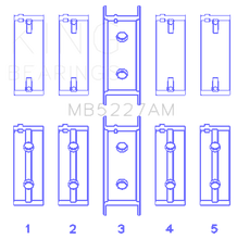 Load image into Gallery viewer, King Engine Bearings Mitsubishi 4G63/4G63T (92) (Size +0.25mm) Main Bearing Set