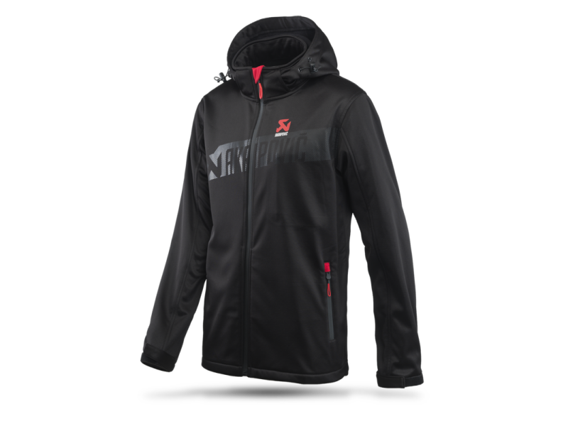 Akrapovic Mens Corpo Softshell Jacket Black - M