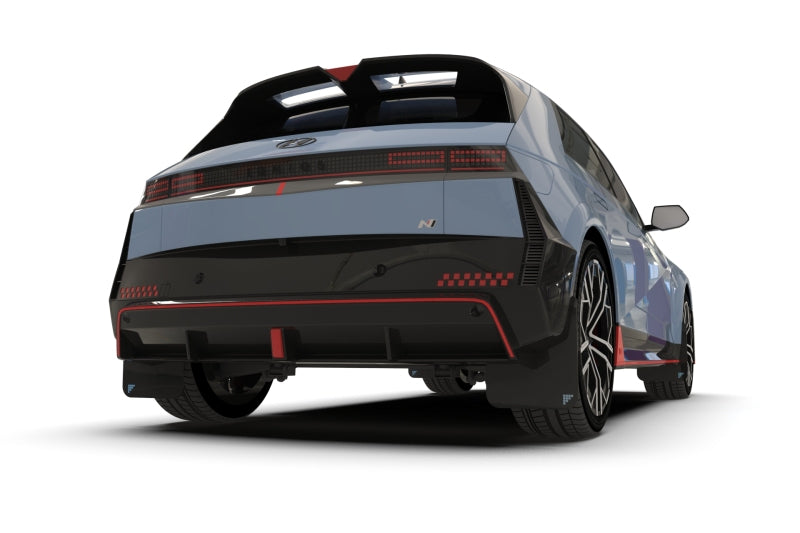 Rally Armor 25-26 Hyundai Ioniq 5 N Black UR Mud Flap Silver Battery Logo