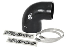 Load image into Gallery viewer, aFe Magnum FORCE Intake Coupling Kit (4 IN ID to 3-3/8 IN ID x 90 Deg.) Elbow Coupler - Black