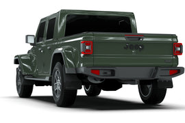 Rally Armor 19-25 Jeep Gladiator JT (Incl. Overland/Sport/Sport S) Black Mud Flap w/Army Green Logo