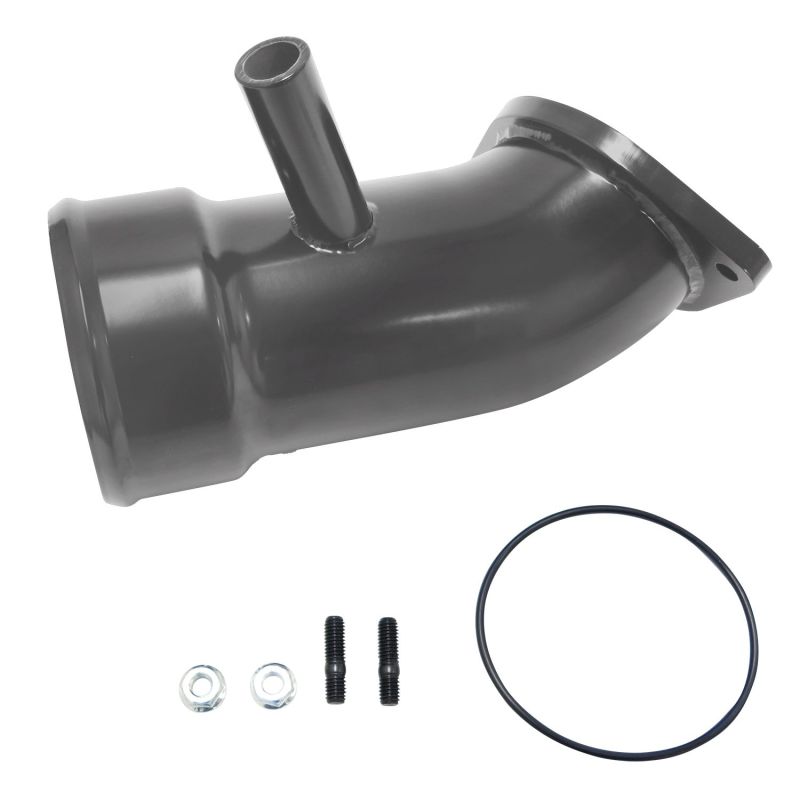 Wehrli 17-19 Chevrolet 6.6L L5P Duramax 3.5in Intake Horn w/PCV Port - Semi-Gloss Black