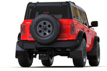 Load image into Gallery viewer, Rally Armor 21-25 Ford Bronco (Steel Bmpr - NO Rptr/Sprt - NO RR/RB) Blk Mud Flap w/Cy Orange Logo
