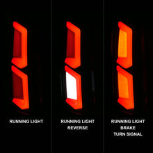 Load image into Gallery viewer, ANZO 2015-2020 Chevrolet Tahoe LED Tail Lights w/ Light Bar Black Housing Smoke Lens