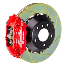 Load image into Gallery viewer, Brembo 02-05 7-Series (Through 3/5 Prod) Rr GT BBK 4Pist Cast 2pc 345x28 2pc Rotor Slot Type1-Red