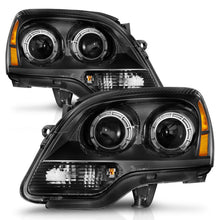 Load image into Gallery viewer, ANZO 99-17 GMC Sierra/Denali Headlights Chrome Amber (w/C Light Bars)