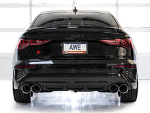 Load image into Gallery viewer, AWE Tuning 22-24 Audi 8Y S3 Touring Edition Exhaust - Chrome Silver Tips