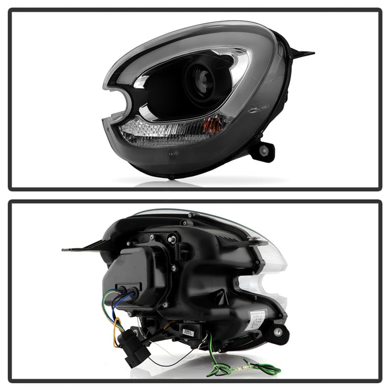 Spyder Mini Countryman 11-16 V2 Xenon/HID Only Projector Headlights - Black PRO-YD-MCO11HID-BK