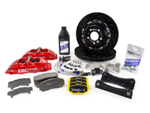 Load image into Gallery viewer, EBC Racing 01-07 Acura RSX Type S 2.0L Red Apollo-4 Calipers 330mm Rotors Front Big Brake Kit