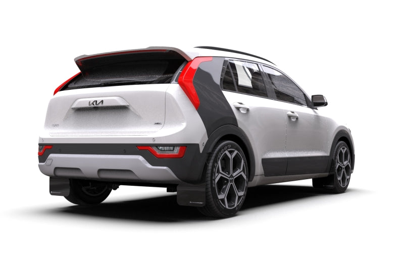 Rally Armor 23-25 Kia Niro SG2 Black UR Mud Flap Red Logo