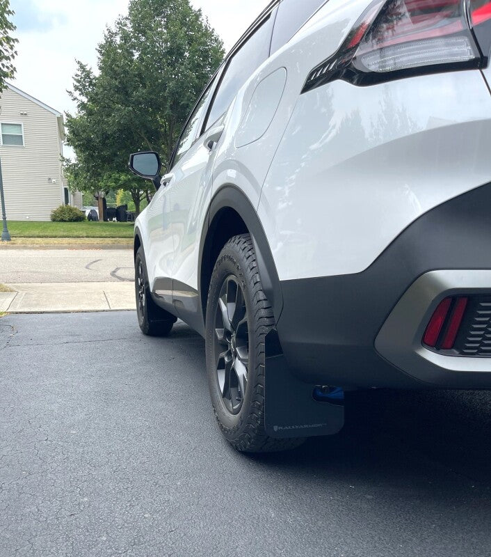 Rally Armor 23-25 Kia Sportage Black UR Mud Flap w/ Dark Grey Logo