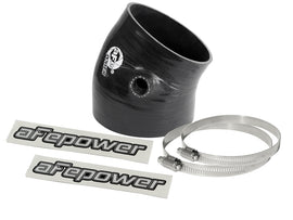 aFe Magnum FORCE Intake Coupling Kit (4-3/8 IN ID to 3-3/4 IN ID x 30 Deg.) Elbow Coupler - Black