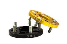 Load image into Gallery viewer, ISC Suspension 5x100 Hub Centric Wheel Spacers 25mm Black (Pair)
