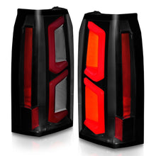 Load image into Gallery viewer, ANZO 2015-2020 Chevrolet Tahoe LED Tail Lights w/ Light Bar Black Housing Smoke Lens