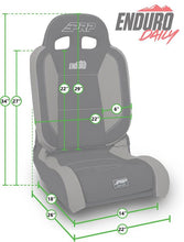 Load image into Gallery viewer, PRP EnduroDaily Reclining Suspension Seat - Black/Teal Tweed - Passenger