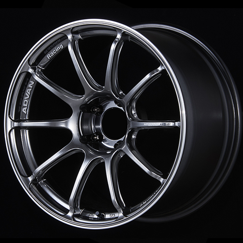 Advan RSIII 18x8.0 / +45 Offset / 5x108 / 63.4mm Bore / Racing Hyper Black and Ring