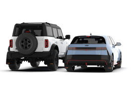 Rally Armor 21-25 Ford Bronco NO-ST Steel Rear Bumper Black Mud Flap BCE Pink Logo