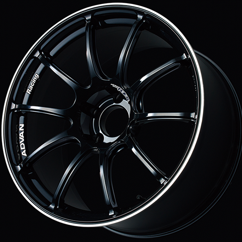 Advan RZII 17x7.5 / +45 Offset / 5x100 / 63mm Bore / Racing Gloss Black and Ring