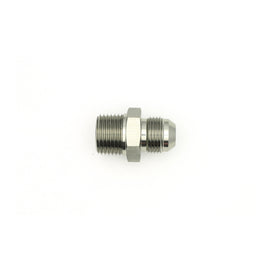 DeatschWerks 8AN Male Flare to 1/2in Male NPT Adapter - Anodized Matte Black