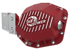 Load image into Gallery viewer, aFe 20-23 Jeep Gladiator JT (Dana M220) Pro Series Rear Differential Cover Red w/ Machined Fins