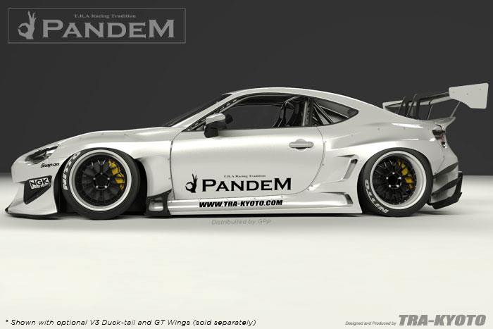 GReddy Scion FR-S Pandem Wide Body V3 Side Skirts