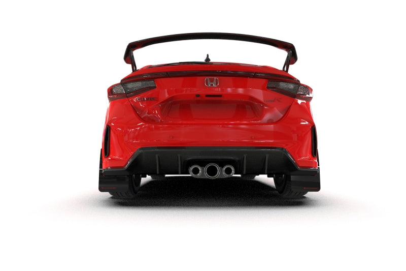 Rally Armor 23-26 Honda Civic Type R Black Mud Flap Red Logo