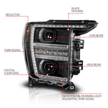 Load image into Gallery viewer, ANZO 21-23 Ford F150 LED Projector Headlight w/Switchback+Sequential - Black (Passenger Side Only)
