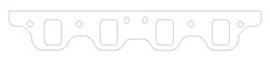 Cometic Ford 500 JC50 Pro Stock V8 .030in MLS Exhaust Manifold Gasket Set - 2.200in Round Port