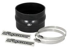Load image into Gallery viewer, aFe Magnum FORCE Intake Coupling Kit (4 IN ID x 3 IN L) Straight Coupler w/ Hump - Black