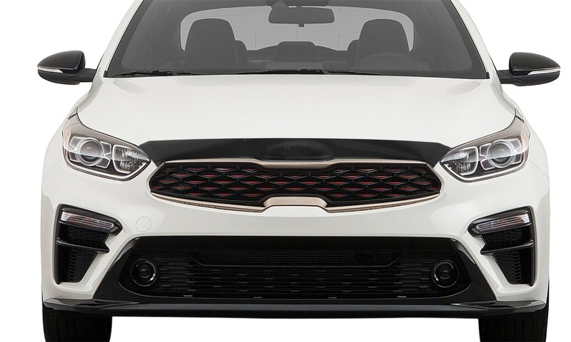 AVS 19-23 Kia Forte Aeroskin Low Profile Hood Shield - Smoke