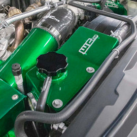 Wehrli 17-24 6.7L Power Stroke Secondary Coolant Tank Kit - Gloss Black