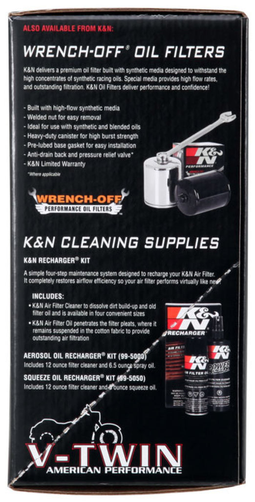 K&N 01-15 Harley-Davidson Touring 96 / 103 / 08-15 Bright AirCharger Performance Intake