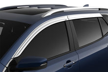 Load image into Gallery viewer, AVS 18-24 GMC Terrain Ventvisor Low Profile Deflectors 4pc - Smoke Chrome Trim