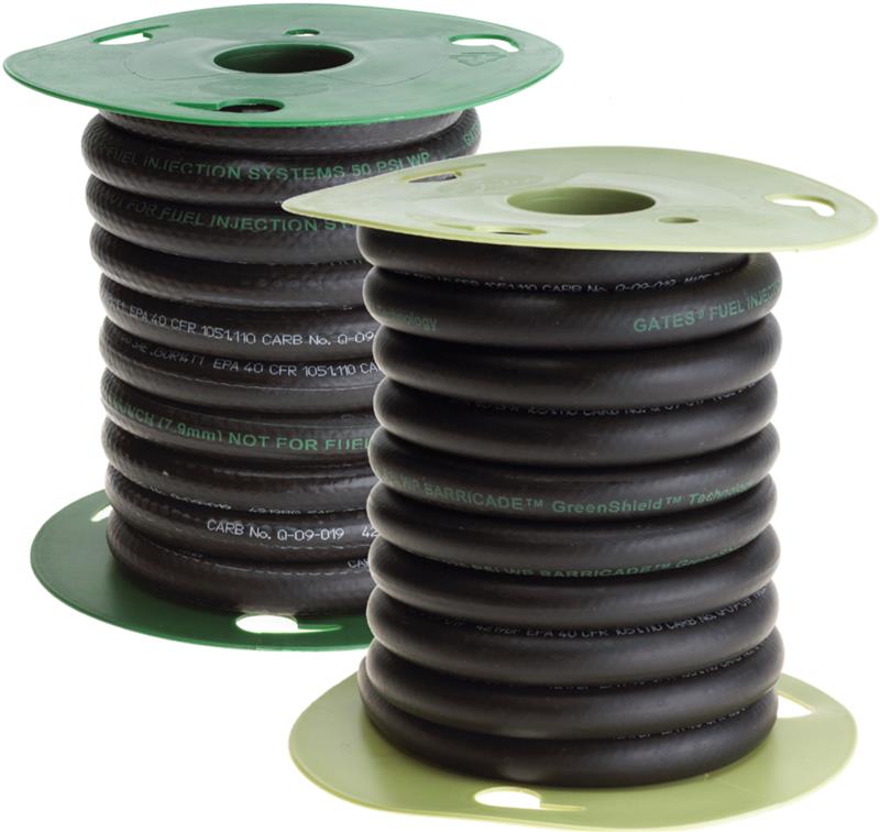 Gates 5/16in x 2 feet (Clamshell) 225 PSI Barricade Fuel Injection Hose w/ GreenShield Technology