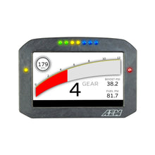 Load image into Gallery viewer, AEM CD-7LG Carbon Logging Flush Digital Dash Display w/ Internal 20Hz GPS &amp; Antenna