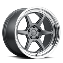 Load image into Gallery viewer, Kansei K14G Roku 18x8.5in / 5x100 BP / 35mm Offset / 73.1mm  Bore - Grey and Machined Lip