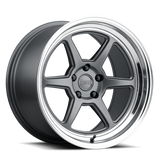 Kansei K14G Roku 18x8.5in / 5x110 BP / 35mm Offset / 73.1mm Bore - Matte Gunmetal