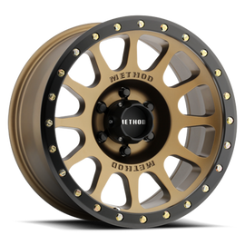 Method MR305 NV 17x8.5 25mm Offset 6x135 94mm CB Method Bronze - Matte Black
