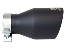 Load image into Gallery viewer, aFe Takeda Universal Exhaust Tip 3 IN Inlet x 5 IN Outlet x 9 IN L- Black