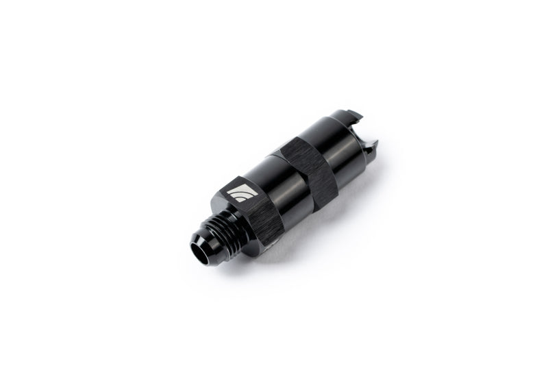 AMS Performance 5/16 Quick Connect to -6AN Inline Fuel Pulsation Damper w/ -6AN Fuel Line