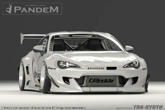 GReddy Scion FR-S Pandem Wide Body V3 Side Skirts
