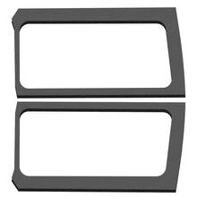 Load image into Gallery viewer, DEI 18-23 Jeep Wrangler JL 2-Door Boom Mat Rear Side Window Trim - 2 Piece - Gray Leather Look