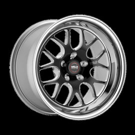 Weld S77 20x8 / 5x120mm BP / 4.3in BS Black Wheel (High Pad)