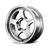 Gram Lights 57FR-X 16x6.0 -05 5-139.7 Sunlight Silver/Rim DC Wheel